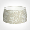 45cm Wide French Drum in White Isabelle Linen