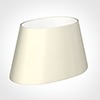 40cm Sloped Oval Shade in Cream Satin