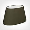 40cm Sloped Oval Shade in Laurel Satin