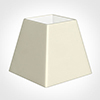 20cm Sloped Square Shade in Cream Satin