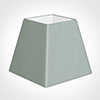 20cm Sloped Square Shade in French Grey Silk