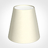 Tapered Candle Shade in Cream Satin