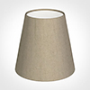 Tapered Candle Shade in Limestone Waterford Linen