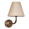 Keats Bathroom Light Fitting in Antiqued Brass