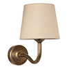 Byron Bathroom Light Fitting in Antiqued Brass