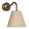 Byron Bathroom Light Fitting in Antiqued Brass