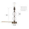 Ashmead Table Lamp in Antiqued Brass