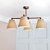 Conway Pendant Fitting in Antiqued Brass