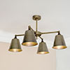 Cambridge Pendant in Antiqued Brass