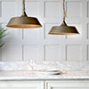 Balmoral Pendant Light in Antiqued Brass