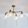 Cowdray Pendant in Antiqued Brass