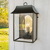 Somerton Wall Lantern in Bronze Metallic