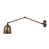 Borough Articulated Wall Light in Antiqued Brass