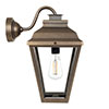 Hackney Outdoor Lantern (Wall Mounted) in Antiqued Brass