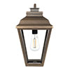 Hackney Outdoor Lantern (Wall Mounted) in Antiqued Brass