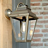 Hackney Outdoor Lantern (Wall Mounted) in Antiqued Brass