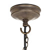 Hackney Outdoor Lantern (with chain) in Antiqued Brass