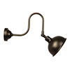 Aldgate Wall Light in Bronze Metallic