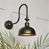 Aldgate Wall Light in Bronze Metallic