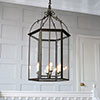 Large Charlecote Lantern in Bronze Metallic