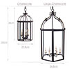 Charlecote Lantern in Matt Black