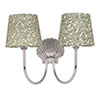 Double Saunton Bathroom Wall Light in Nickel