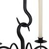 Wickham Candle Chandelier in Matt Black