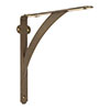 Brooklands Shelf Bracket in Antiqued Brass