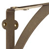 Brooklands Shelf Bracket in Antiqued Brass