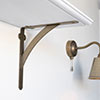 Brooklands Shelf Bracket in Antiqued Brass