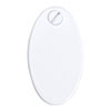 Priory Escutcheon Plate with Flap in Gloss White