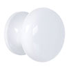 Small Napier Cupboard Knob in Gloss White