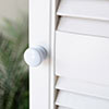 Small Napier Cupboard Knob in Gloss White