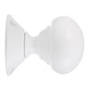 Holkham Door Knob, Rowley Plate, Matt White