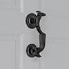 Doctor's Door Knocker in Matt Black 