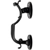 Doctor's Door Knocker in Matt Black 