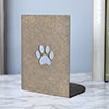 Paw Bookend in Lacquered Antiqued Brass