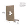 Paw Bookend in Lacquered Antiqued Brass