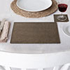 Rectangular Place Mat in Lacquered Antiqued Brass