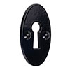 Whatfield Escutcheon Plate in Gloss Black