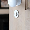 Whatfield Escutcheon Plate in Gloss White