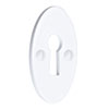 Whatfield Escutcheon Plate in Gloss White