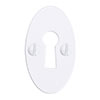 Whatfield Escutcheon Plate in Matt White