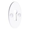 Whatfield Escutcheon Plate in Matt White