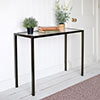 Cromer Console Table in Bronze Metallic