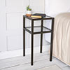 Cromer Bedside Table in Bronze Metallic