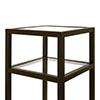 Cromer Bedside Table in Bronze Metallic