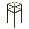 Cromer Bedside Table in Bronze Metallic