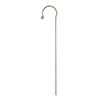 Crook Garden Hanger in Antiqued Brass