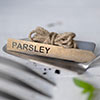 Parsley Herb Stake in Antiqued Brass